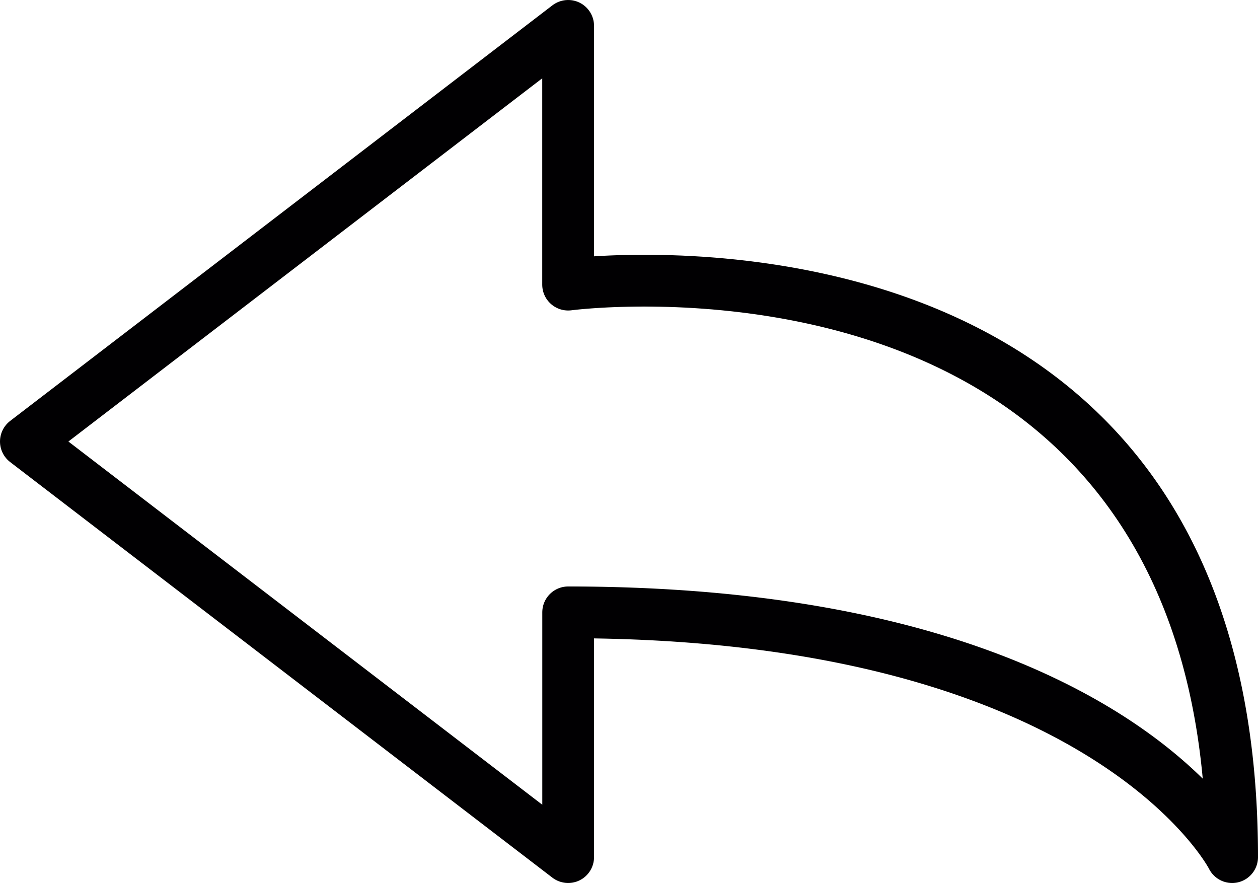 Arrow Curved To The Left Line Art Svg Vector Free Vectors